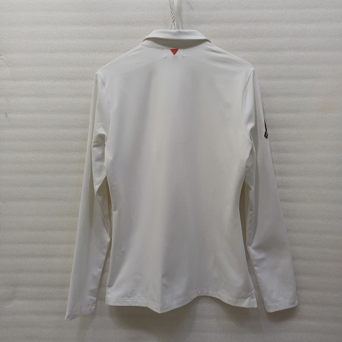 왁 골프 약 기모 카라 긴팔 티 여성 M 피치기모 흰색 사랑봉봉 상품이미지2