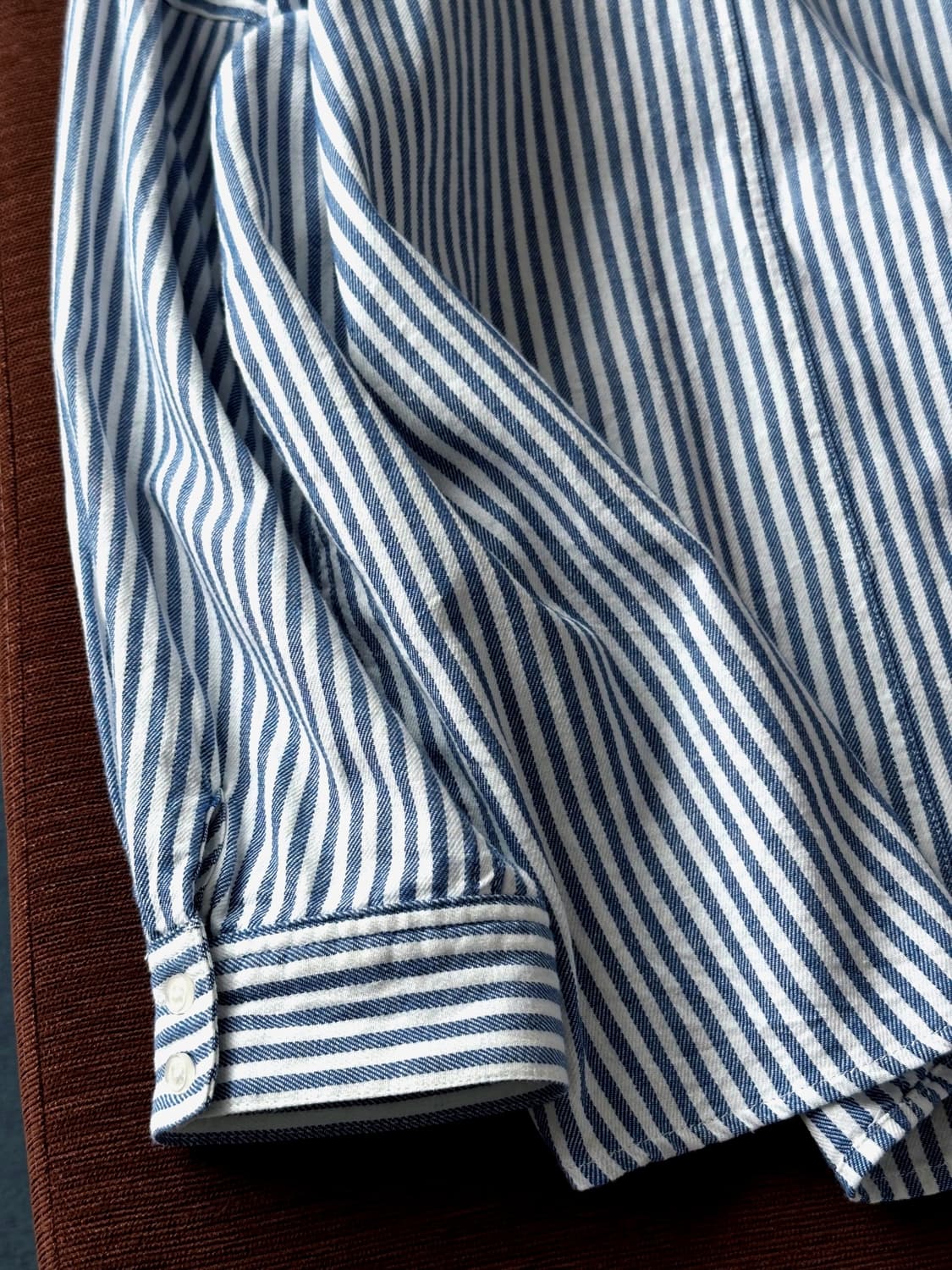 Deisgn stitch cotton loose shirt 상품이미지7