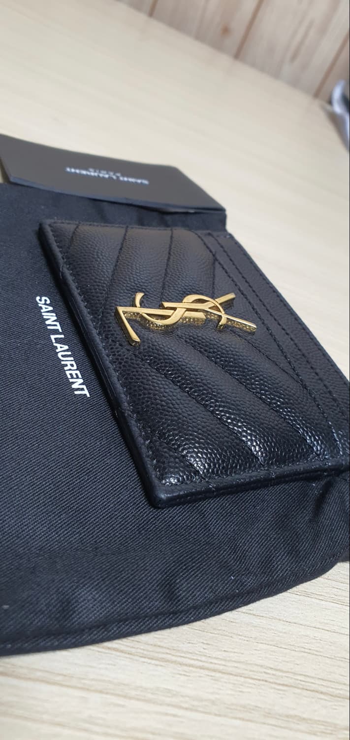 입생로랑 생로랑 카드지갑/지갑 새상품급 정품 금장(감정O) 상품이미지7