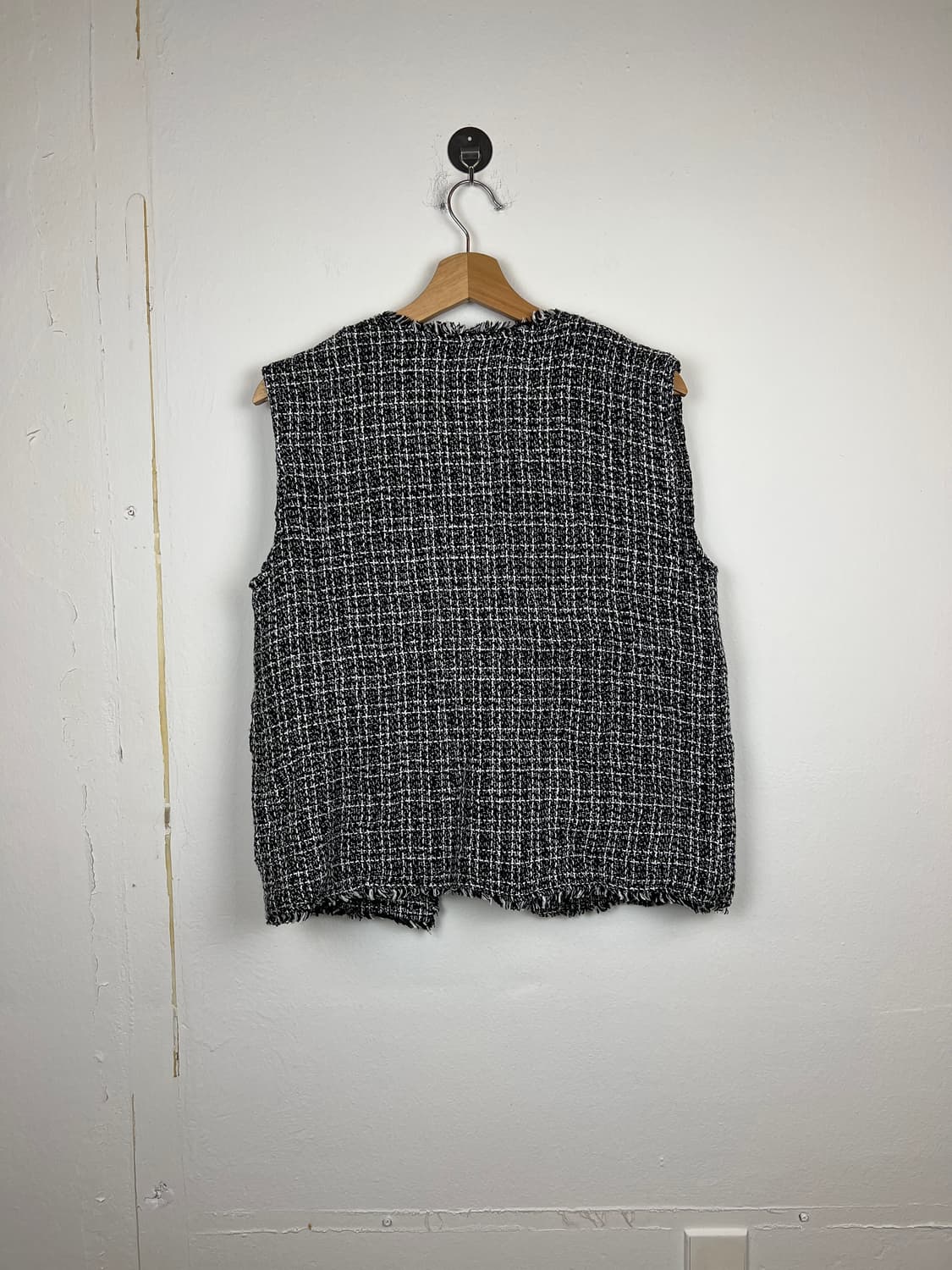 JPN 트위드 베스트 M 상품이미지2