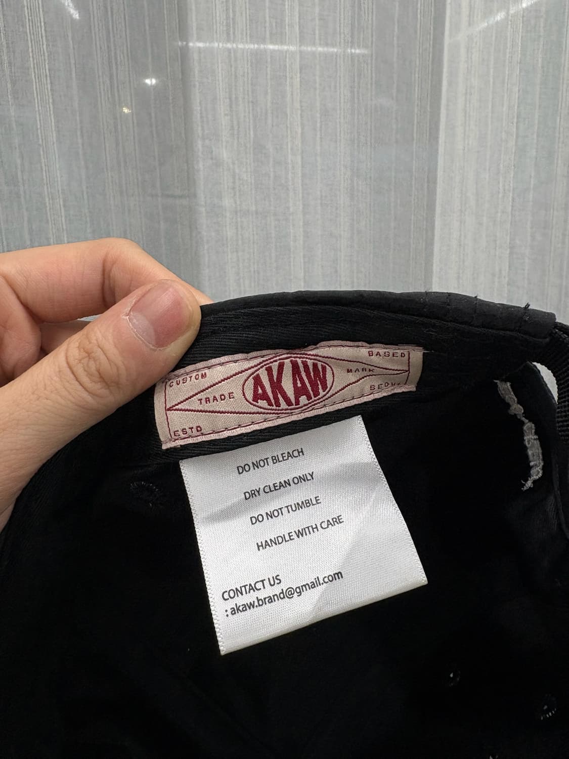 AKAW 아카우 투톤 캠프캡 러닝캡 모자 Size: Free Size   상품이미지7