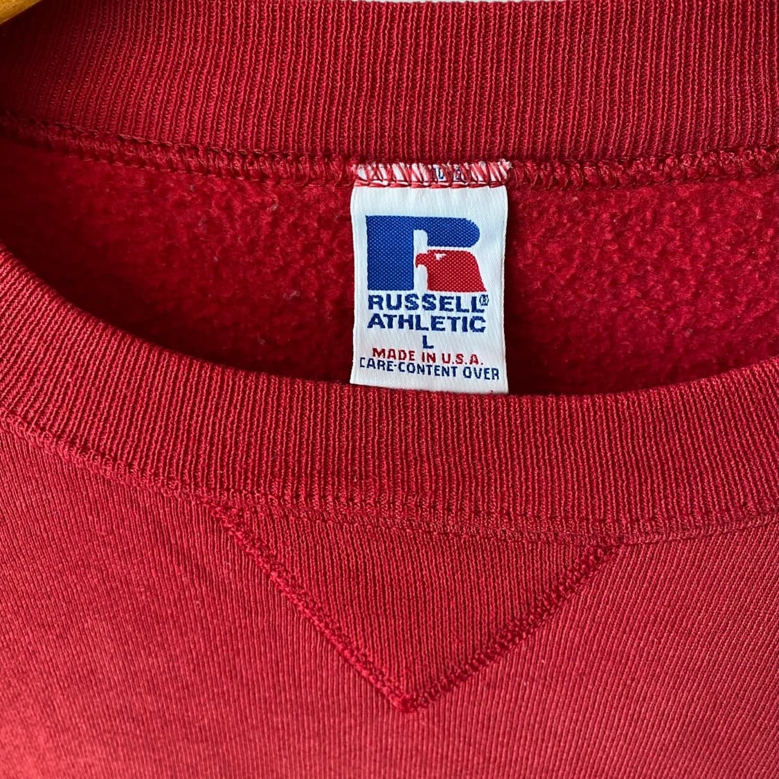 (L)빈티지 러셀 블랭크 스웨트셔츠 맨투맨 상품이미지3