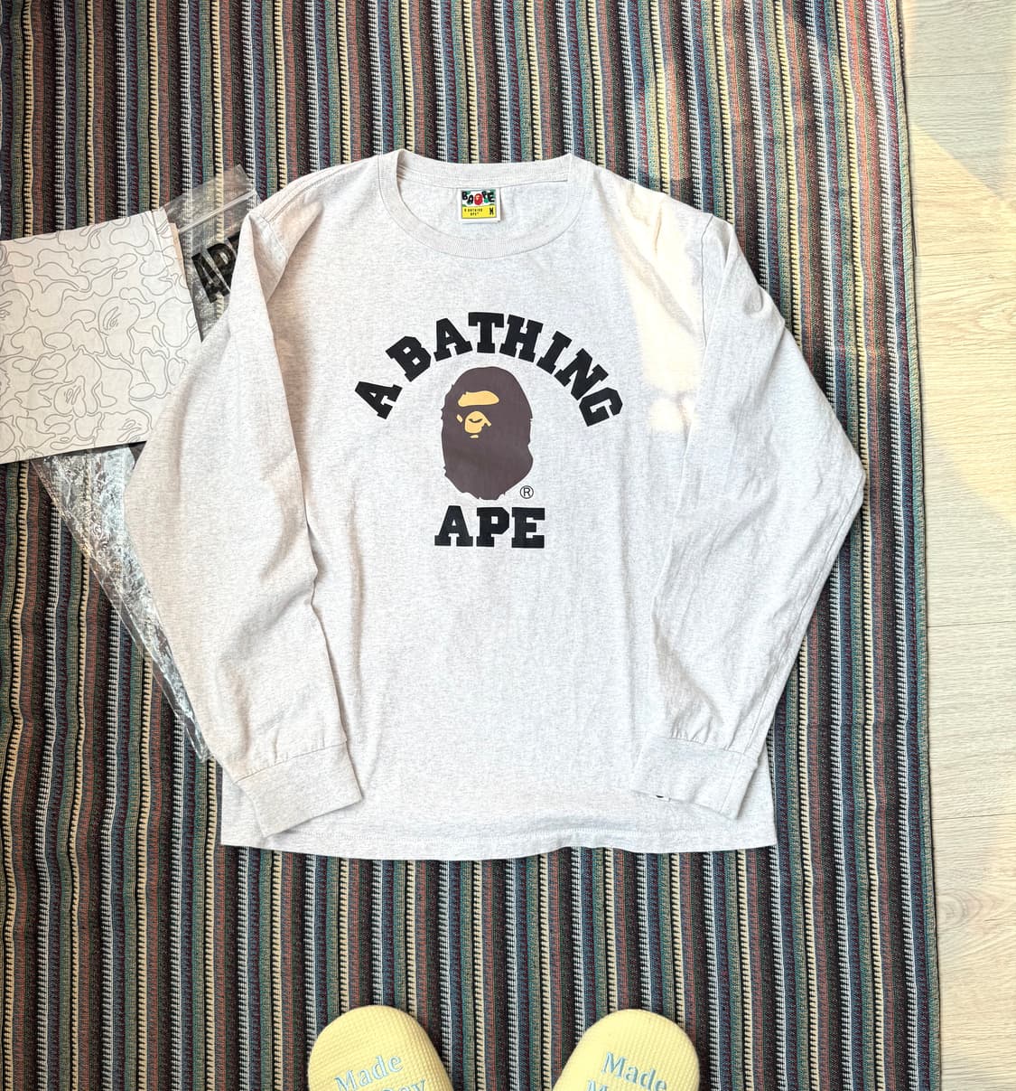 베이프 롱슬리브 티셔츠 상품이미지2