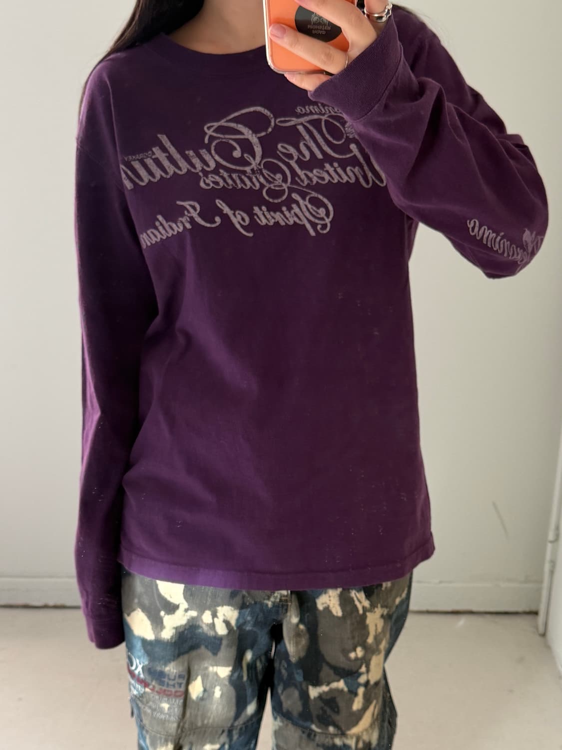 일본빈티지 Jeronimo 레터링 롱슬리브 상품이미지3