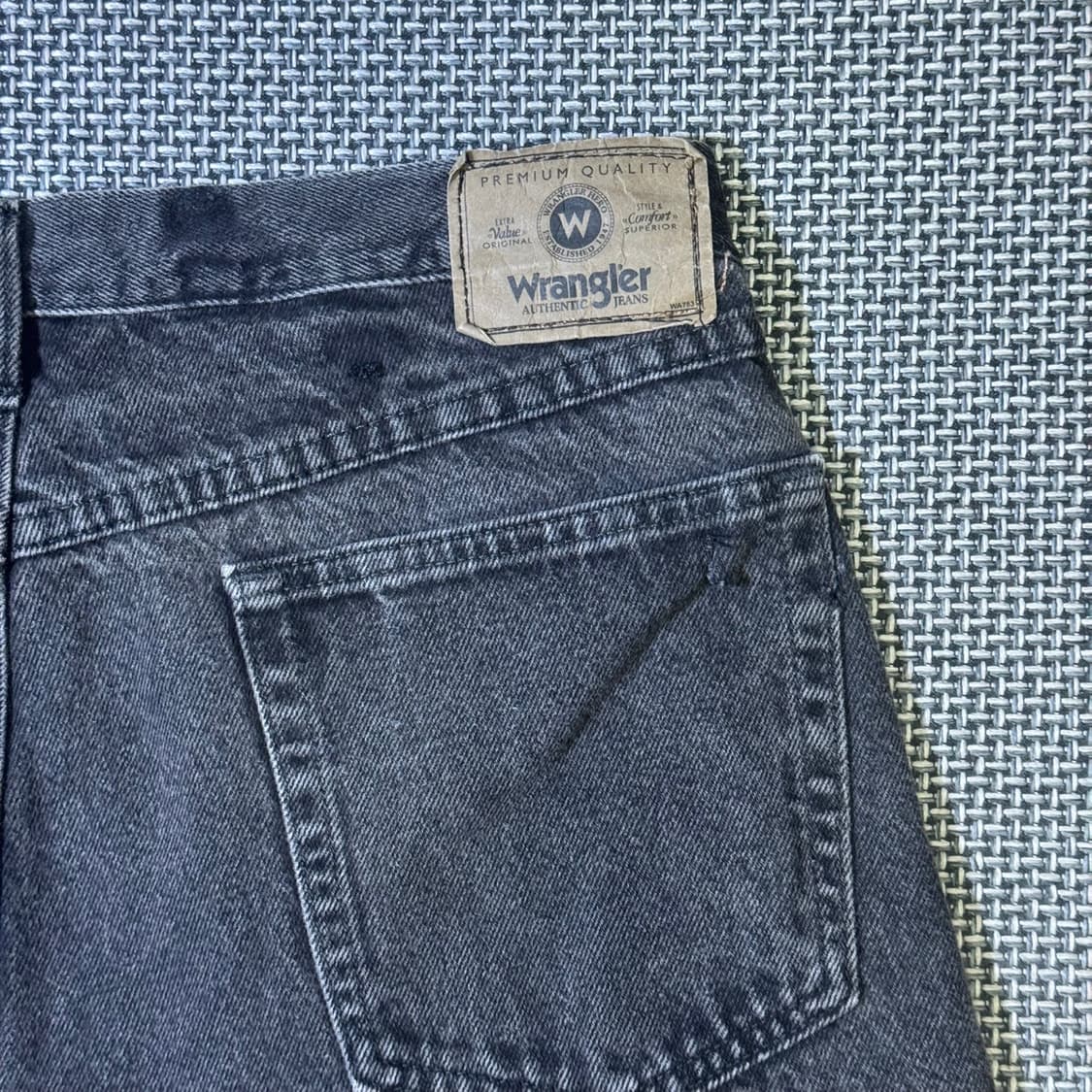 Wrangler 블랙 하프 데님(34/kold_7877) 상품이미지8