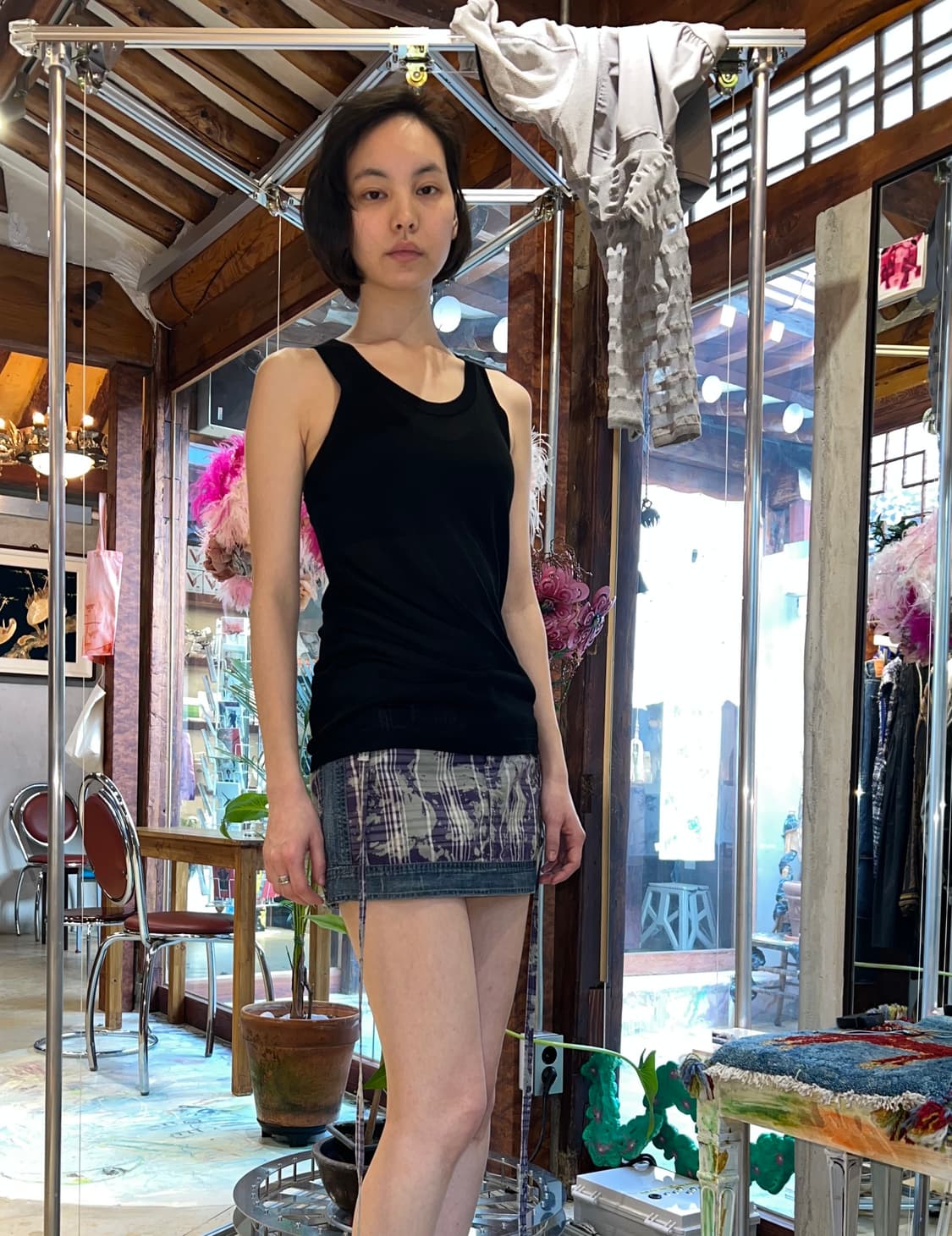 Studio Nicholson jersey sleeveless top 상품이미지1