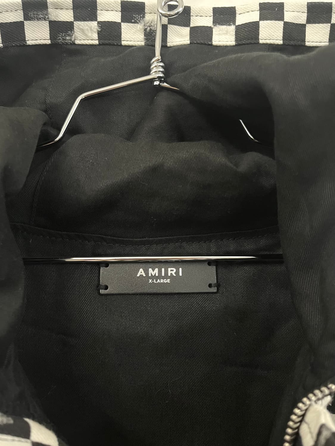 아미리 컬렉션 체크보드 파카 코트 상품이미지4