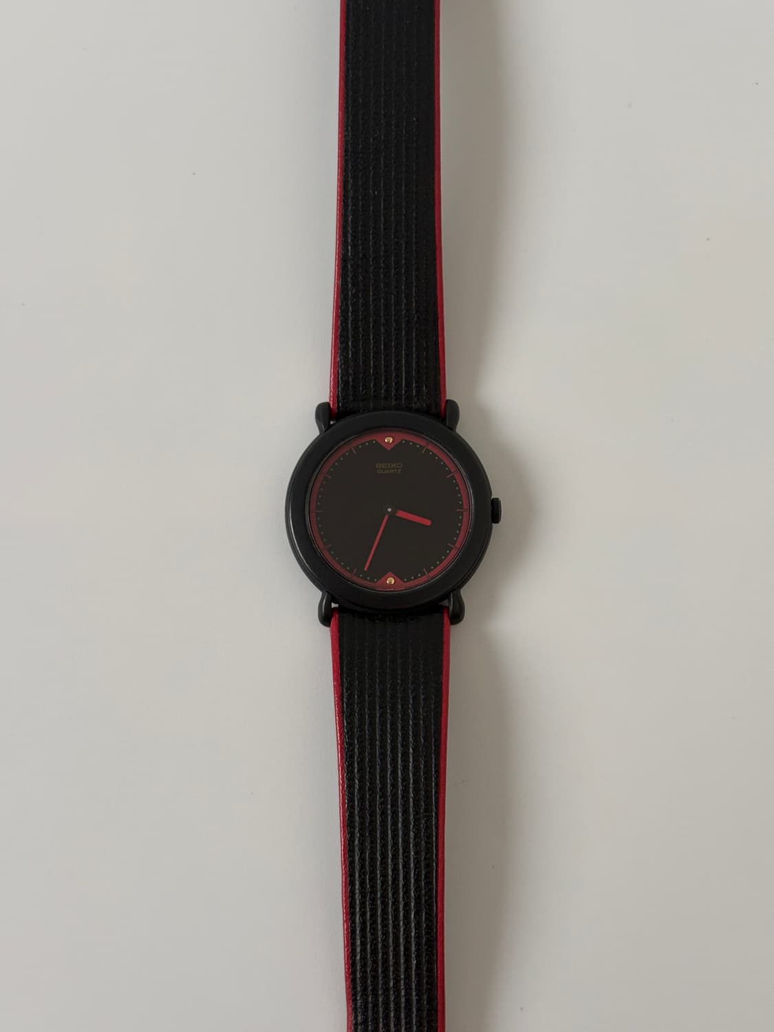 1980s Red Point Black Ladies Quartz 상품이미지4