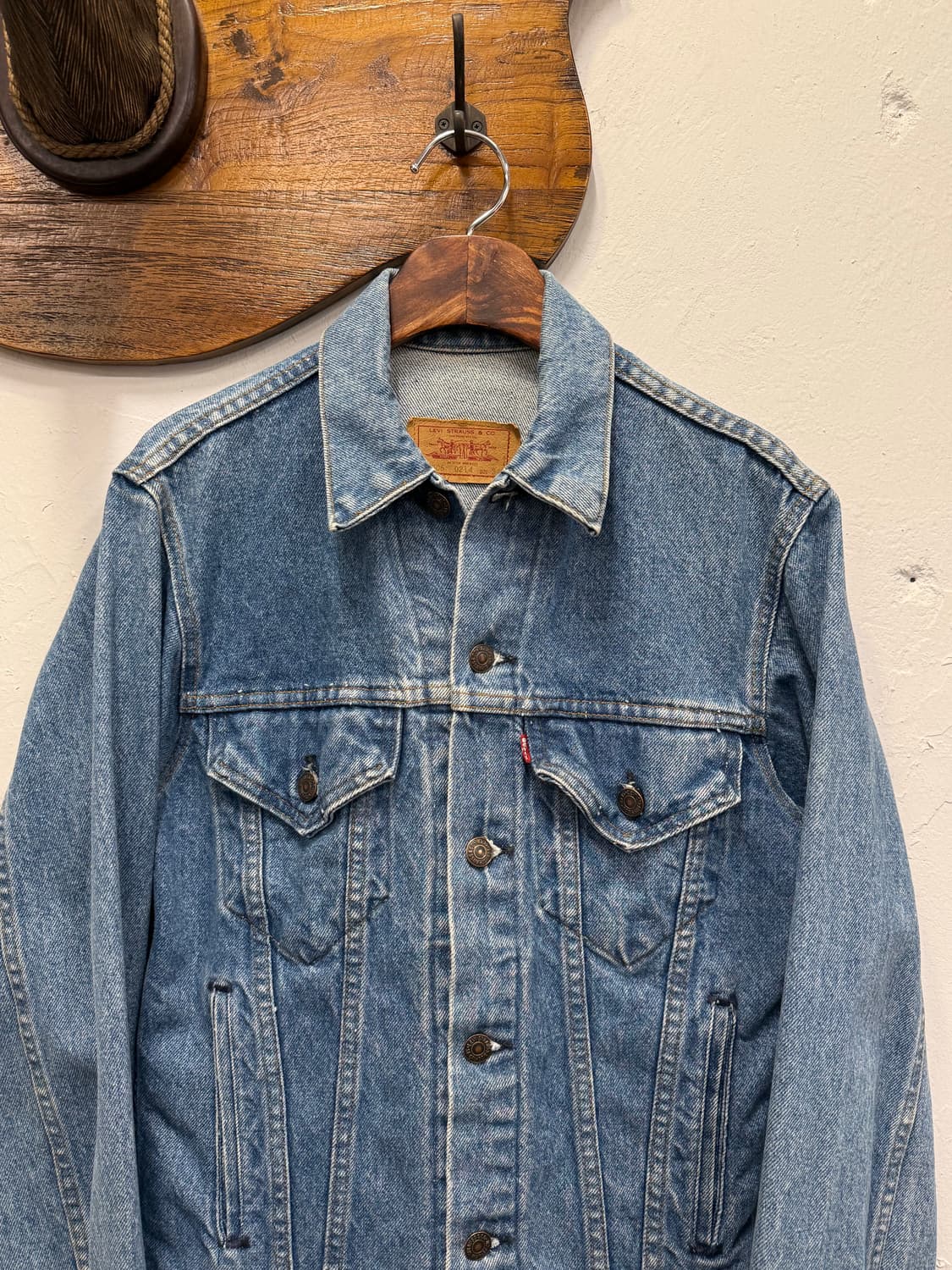 66) 80s USA Levi’s 70506 Denim Trucker J 상품이미지2