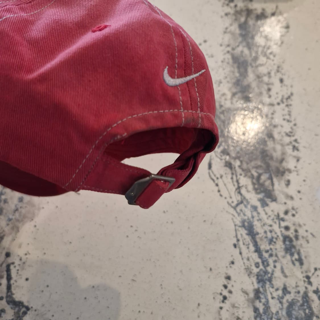 나이키 워싱 핑크 볼캡 모자 상품이미지4