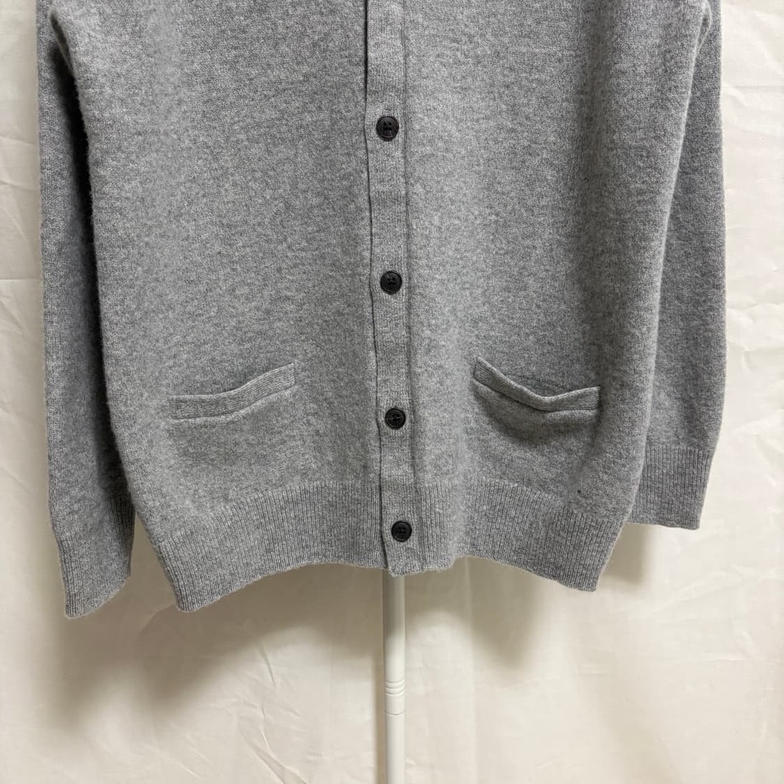유니클로 램스울 가디건 / 그레이, XXL 상품이미지3