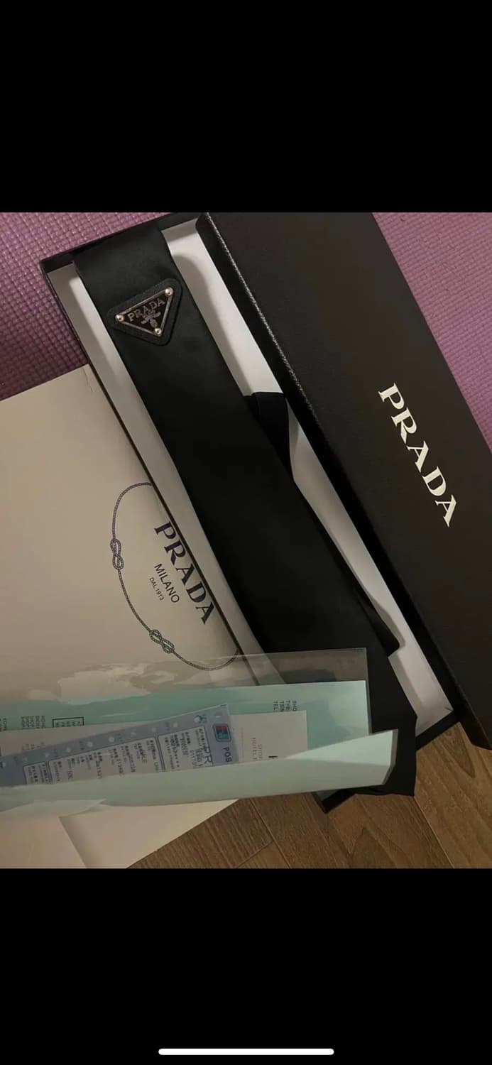 프라다 리나일론 개버딘 타이 상품이미지2