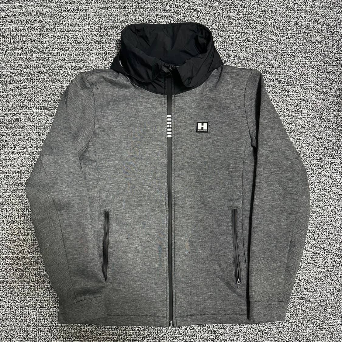 (95) HUMMER 후드 집업 그레이 상품이미지1