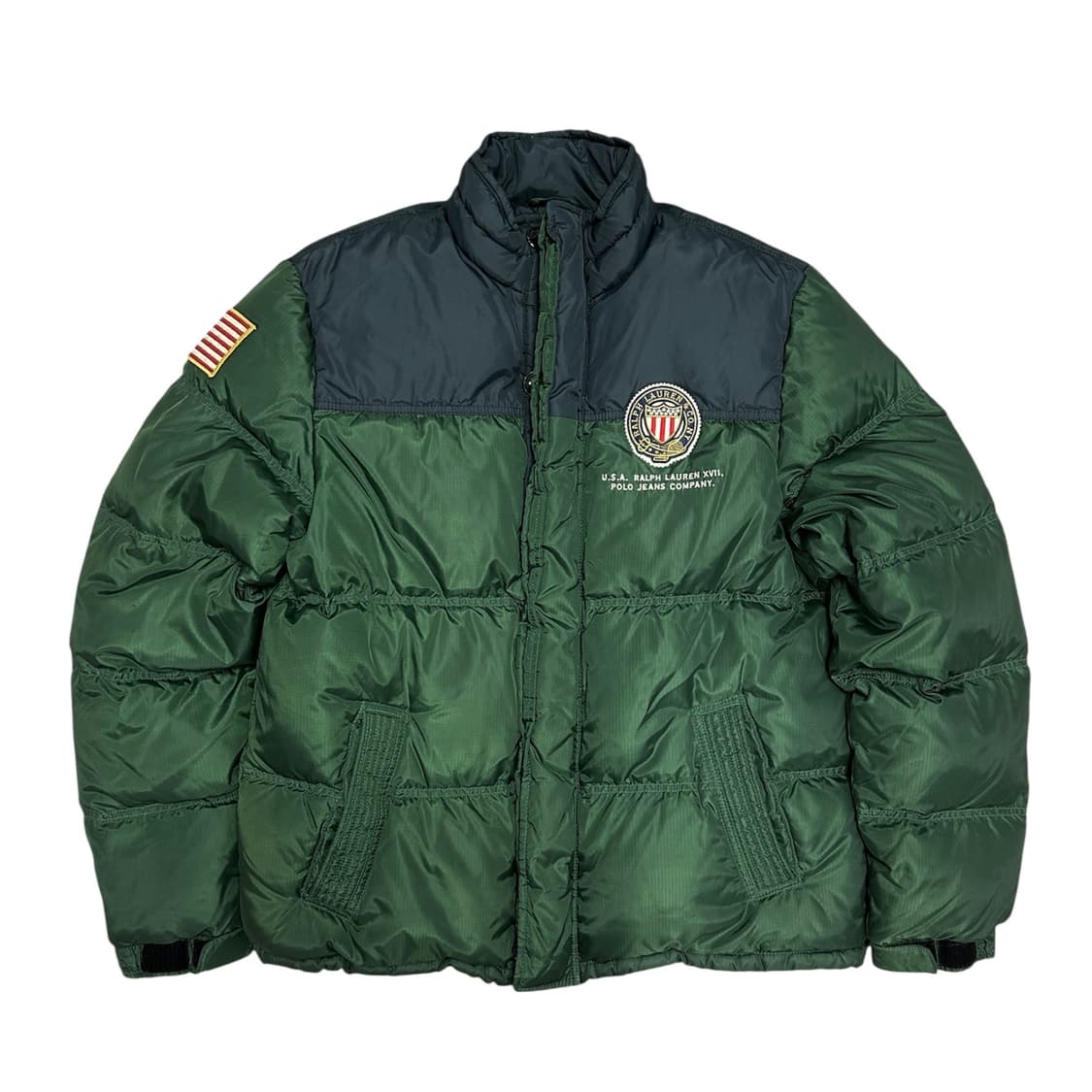 폴로 성조기 빅로고 덕다운 패딩(XL) 상품이미지1