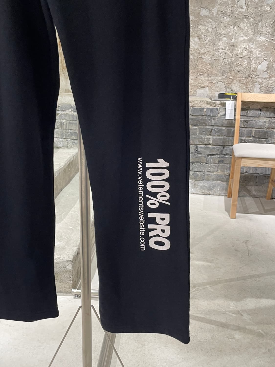 베트멍 블랙 100% 프로 스트링 트랙 팬츠 상품이미지5