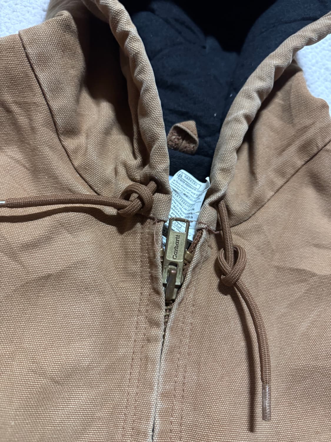 칼하트 USA made J140 브라운 액티브 자켓 M 상품이미지4