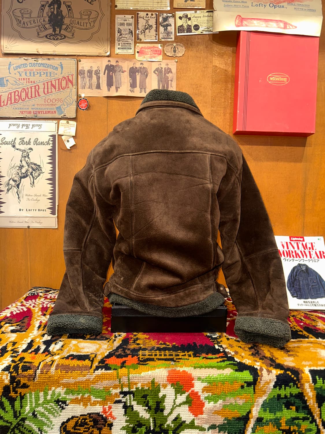 ( L ) 세무자켓 워크웨어 아메카지 스포츠자켓 남성무스탕 b3무스탕 상품이미지4