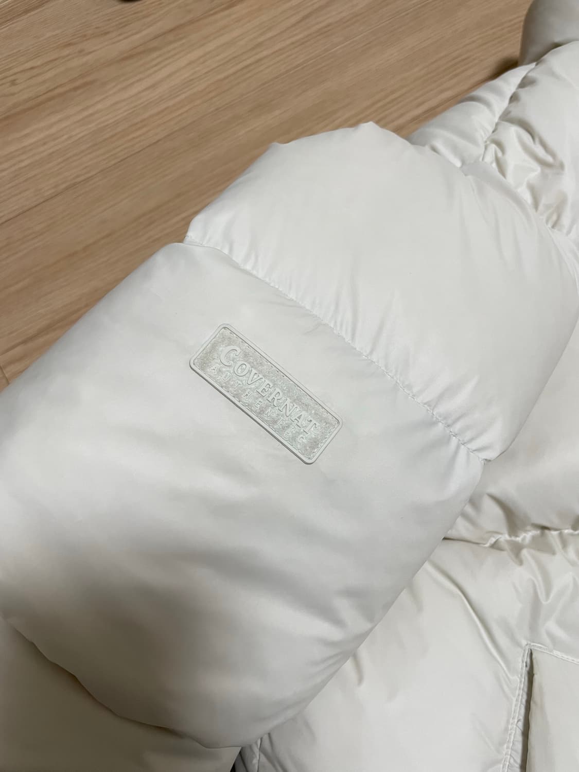 커버낫 아이보리 숏패딩 L 상품이미지5