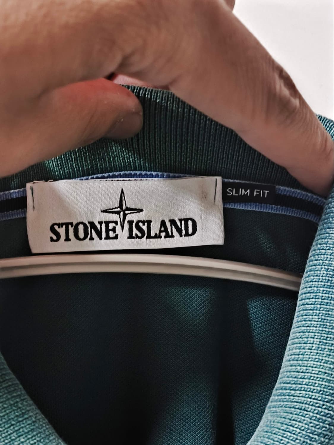 S 스톤아일랜드 워싱 카라넥 반팔티셔츠 상품이미지2