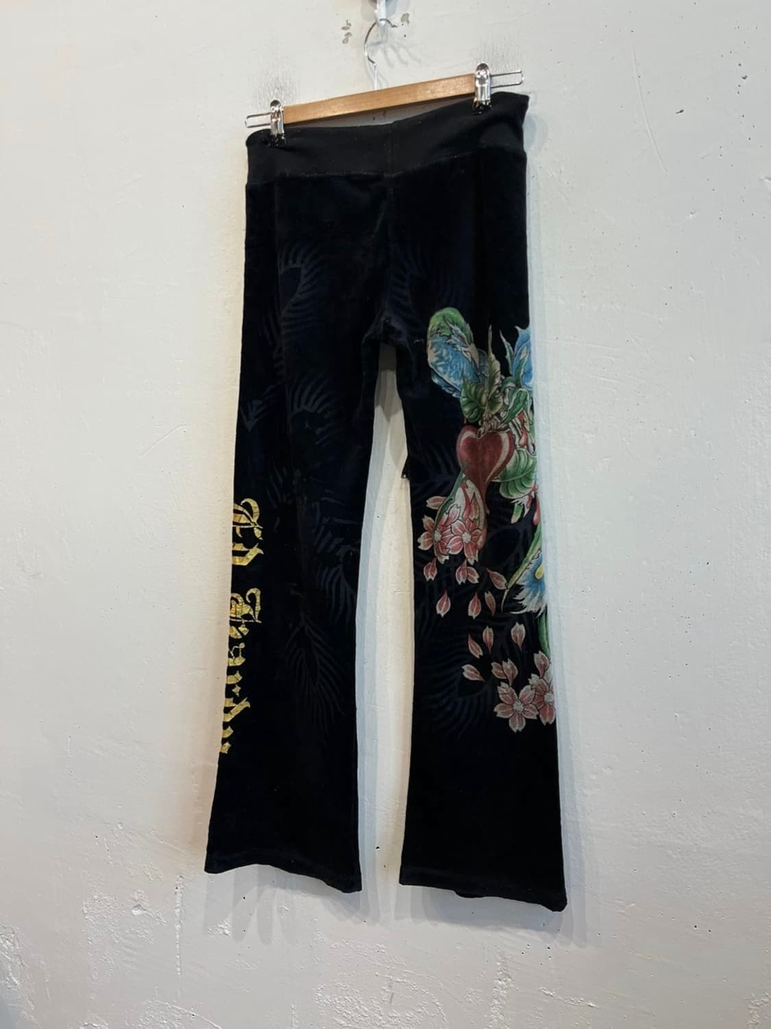 Ed hardy 에드하디 벨벳 팬츠 우먼즈 상품이미지2