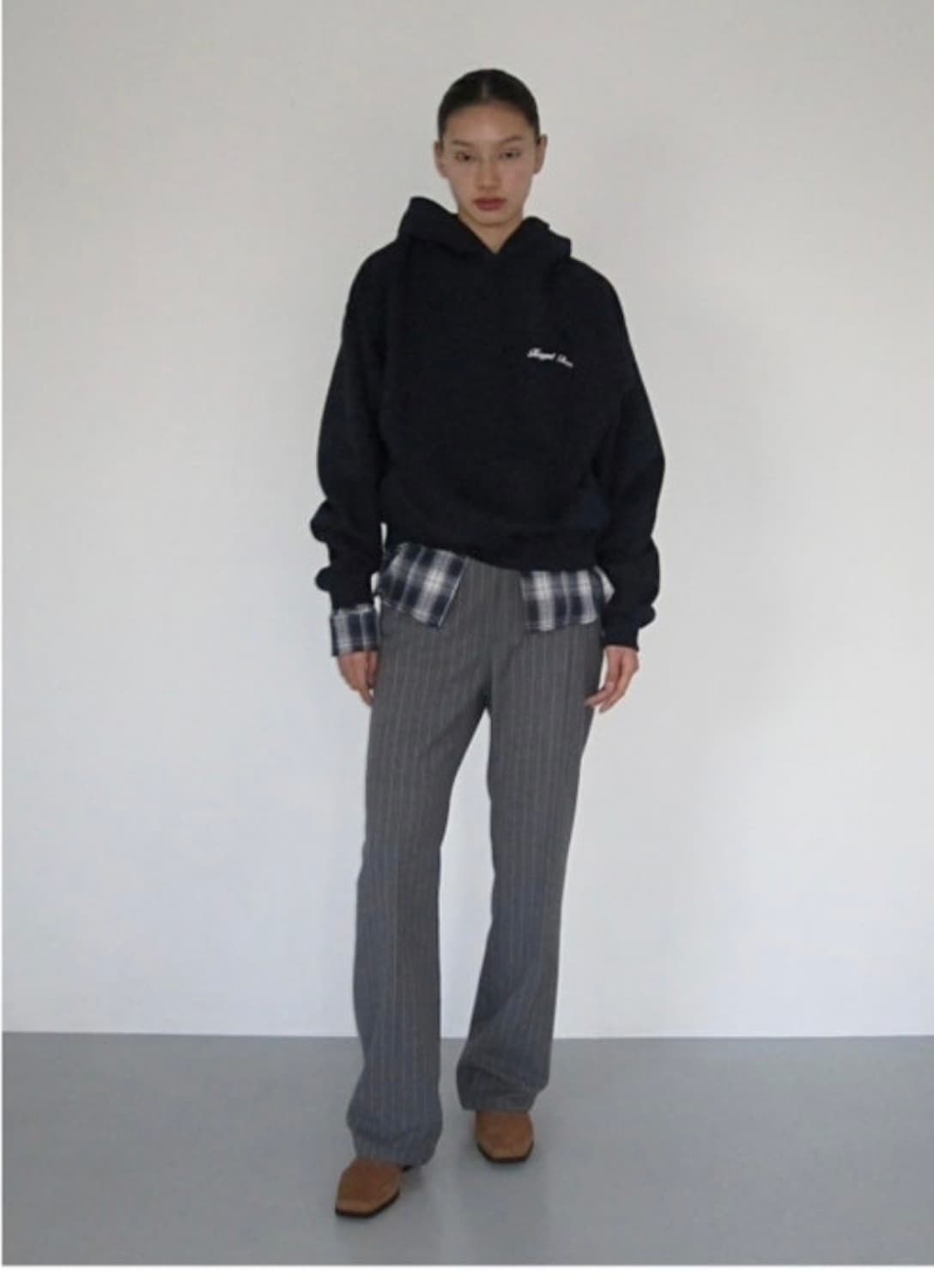 포니테일 90s 스트라이프 팬츠 xs 상품이미지1