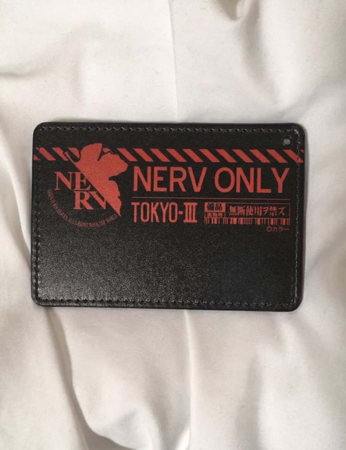 에반게리온 네르프 카드지갑 블랙 상품이미지1