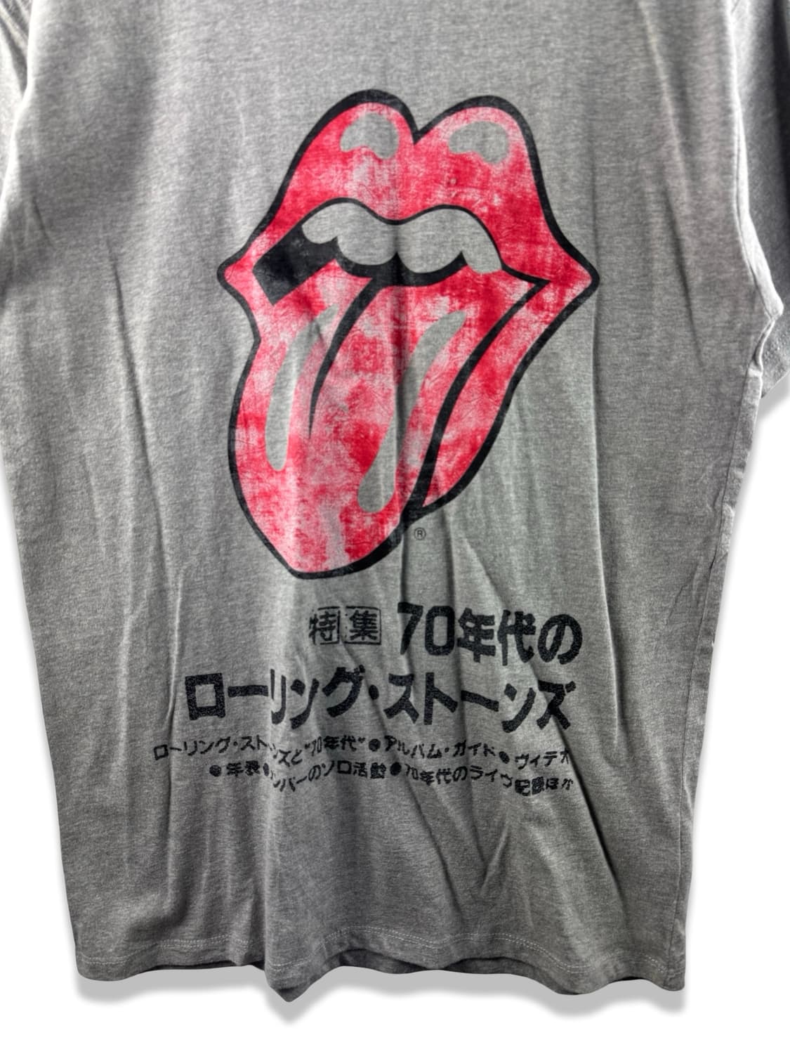 롤링스톤즈 70년 그레이 반팔티2007 상품이미지4