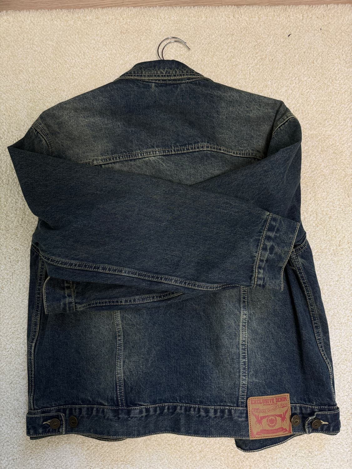 dnsr 디앤써 데님 트러커자켓 청자켓 팝니다 상품이미지3