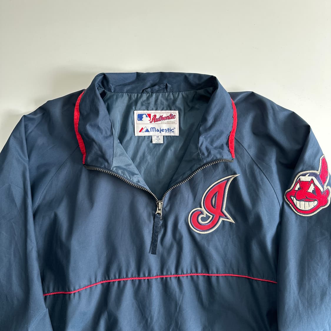 Majestic 마제스틱 mlb 클리브랜드 인디언 우븐 웜업 상품이미지4