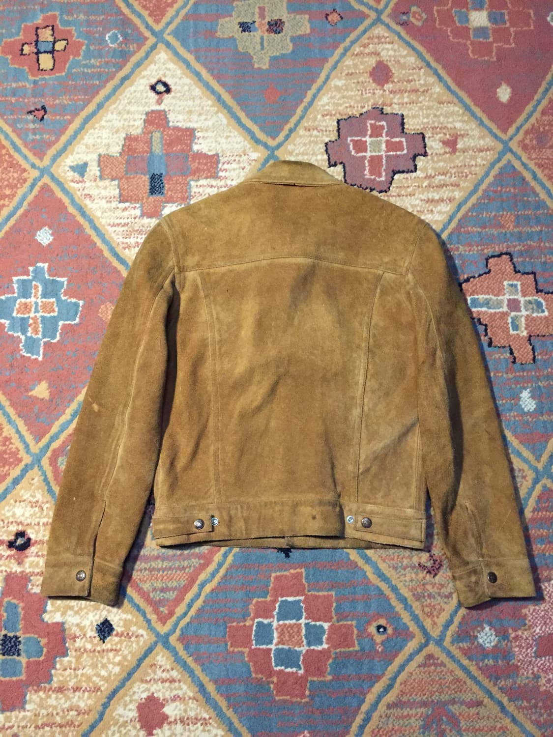 70-80‘s 리바이스 3세대 레더 스웨이드 트러커 자켓 상품이미지2