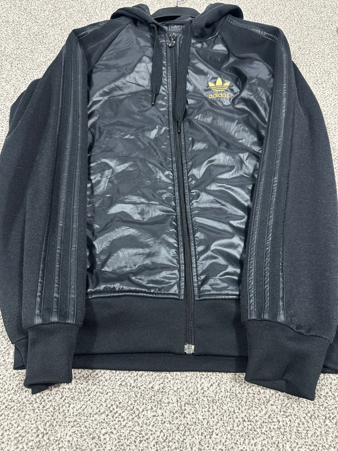 아디다스 올드스툴 져지 후드집업 95 블랙 상품이미지5