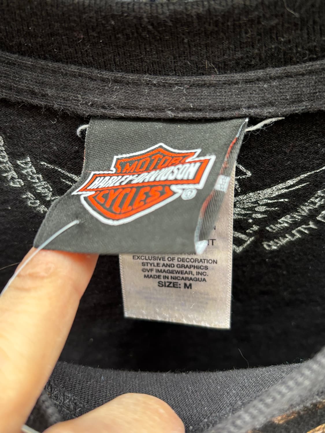 할리데이비슨 스컬로고 롱슬리브 상품이미지6