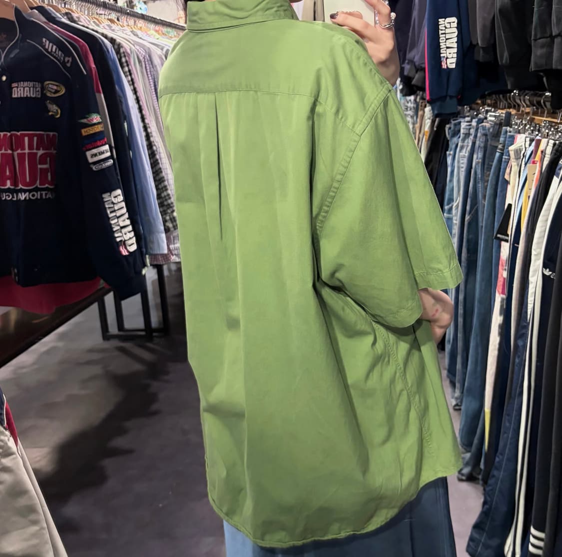 [IM] Carhartt 칼하트 반팔 셔츠 녹차 상품이미지5