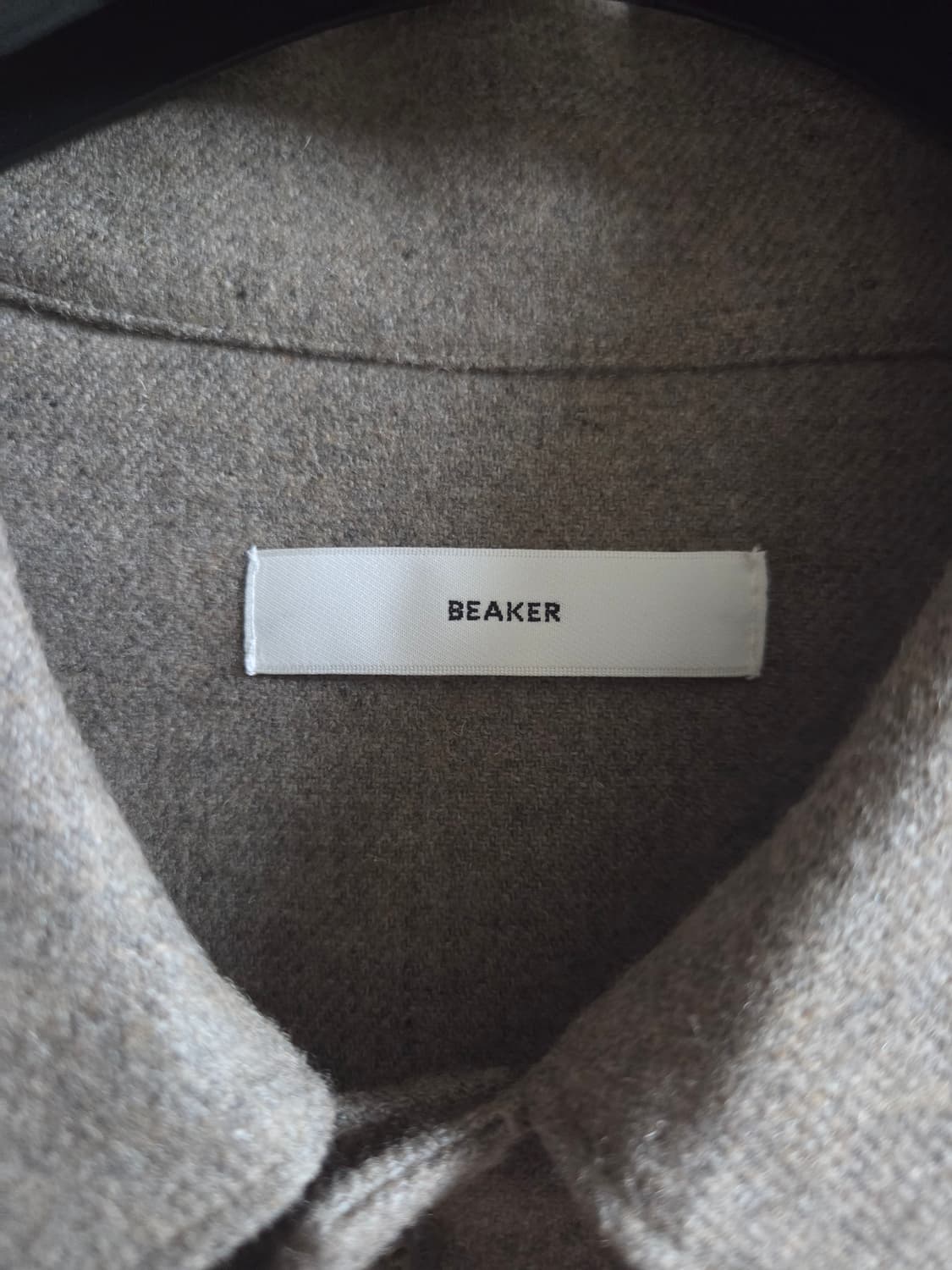 BEAKER 비이커 울 셔츠 자켓 브라운베이지 3 105 상품이미지3