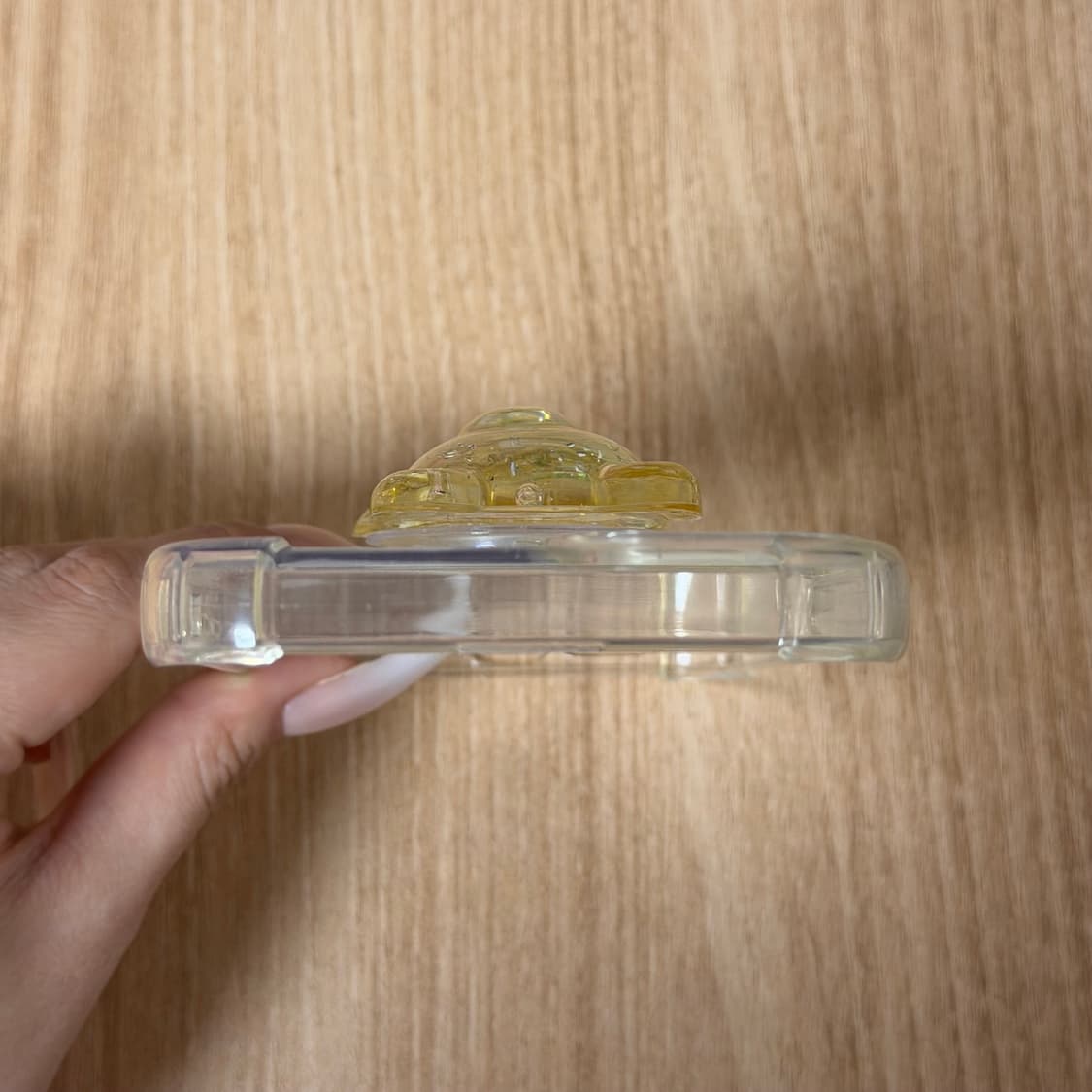 (15플러스) 곰돌이 그립톡 클리어 폰케이스 상품이미지4