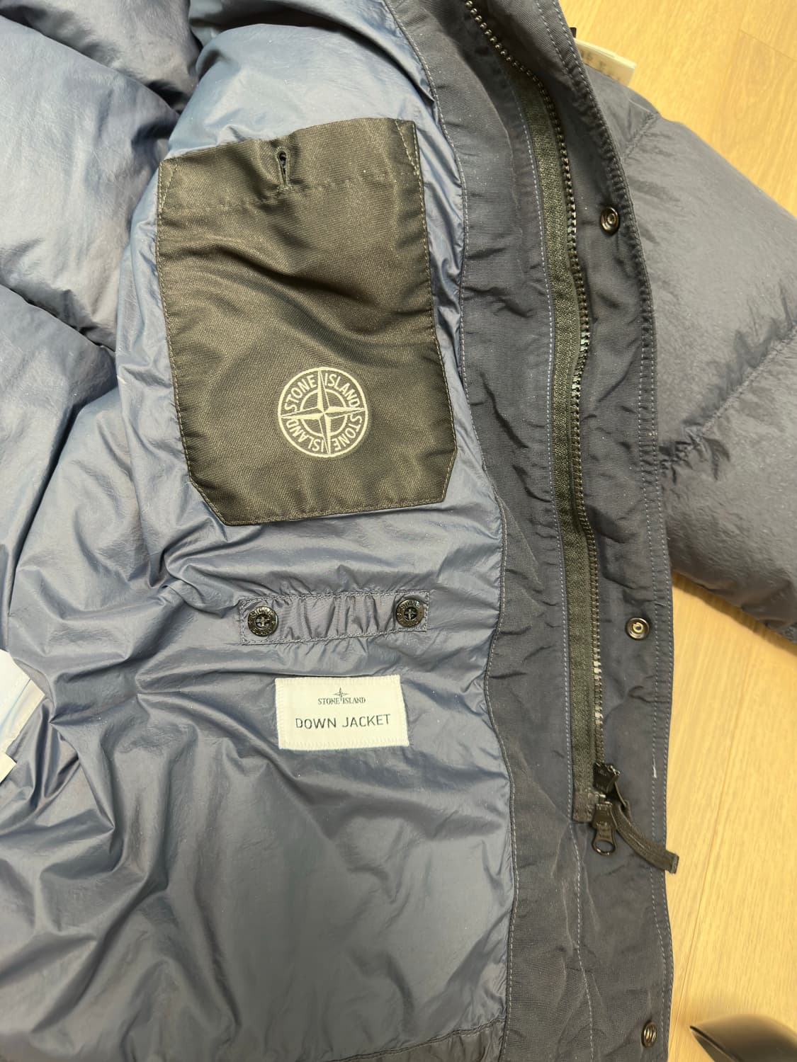 (새상품)스톤아일랜드 크링클랩스 네이비 블루 XXL 상품이미지5