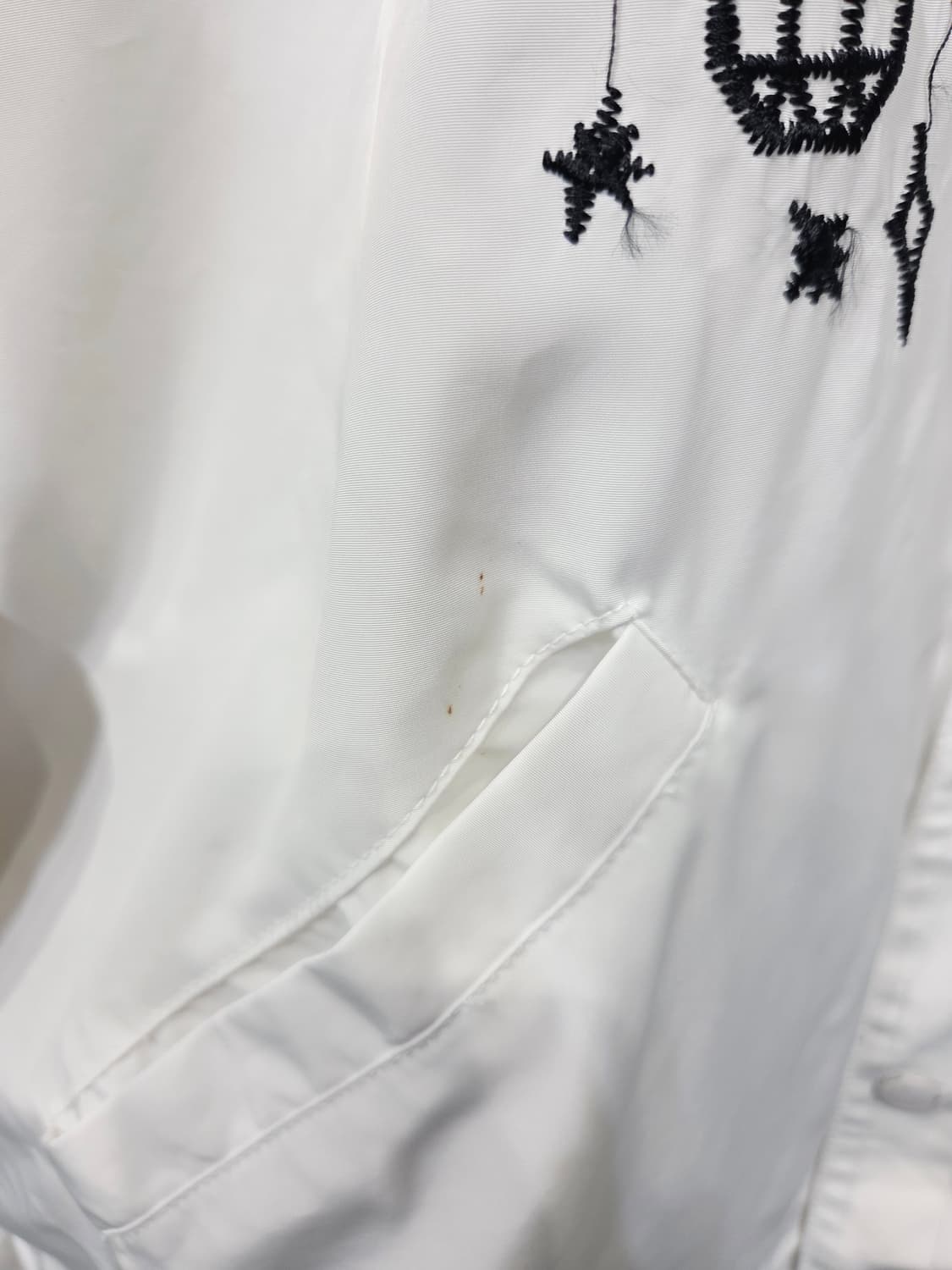 Graphiste Man.G (만지) 화이트 자수 그래픽 코치 자켓 상품이미지7