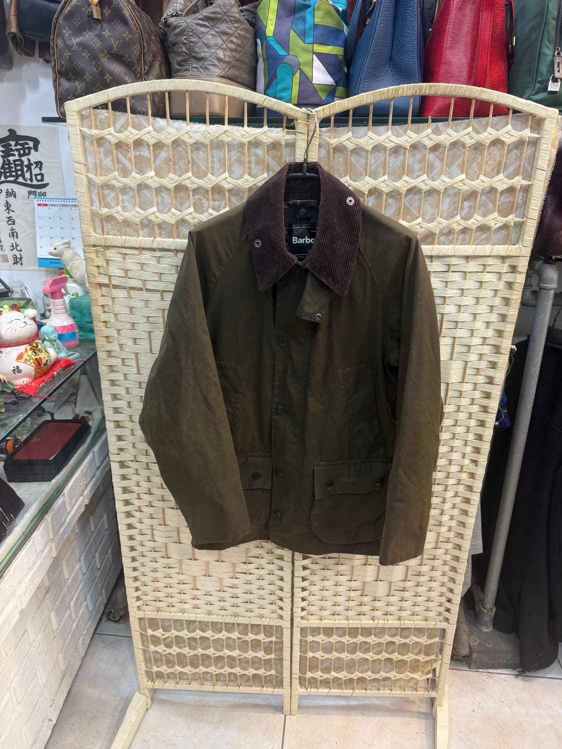 55-66 정품 바버 왁싱자켓 팝니다 상품이미지1