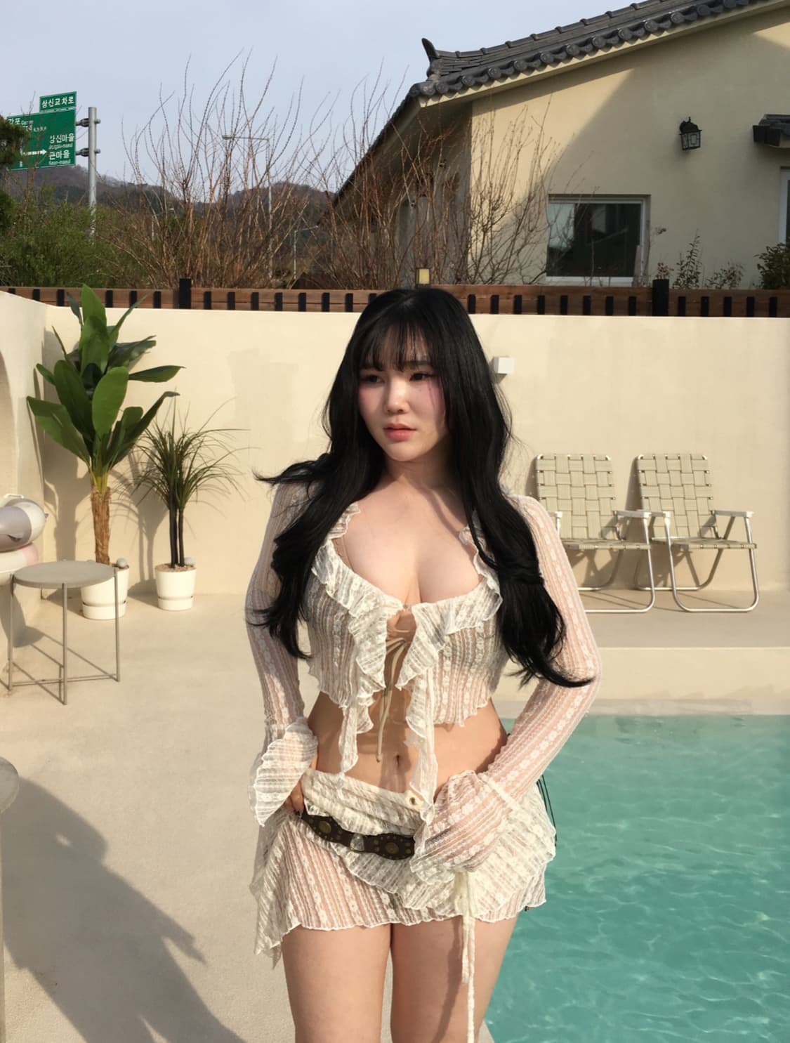 레이스 비키니 커버업 상품이미지1