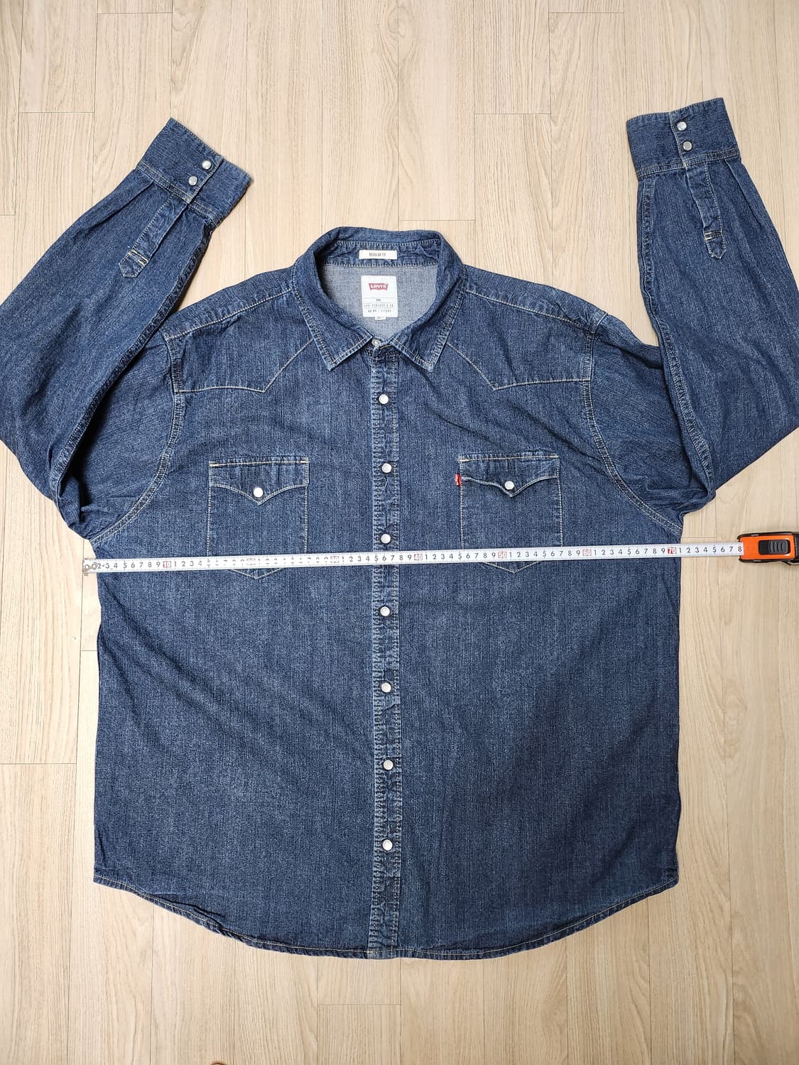 리바이스 웨스턴데님셔츠 (3XL 상품이미지5