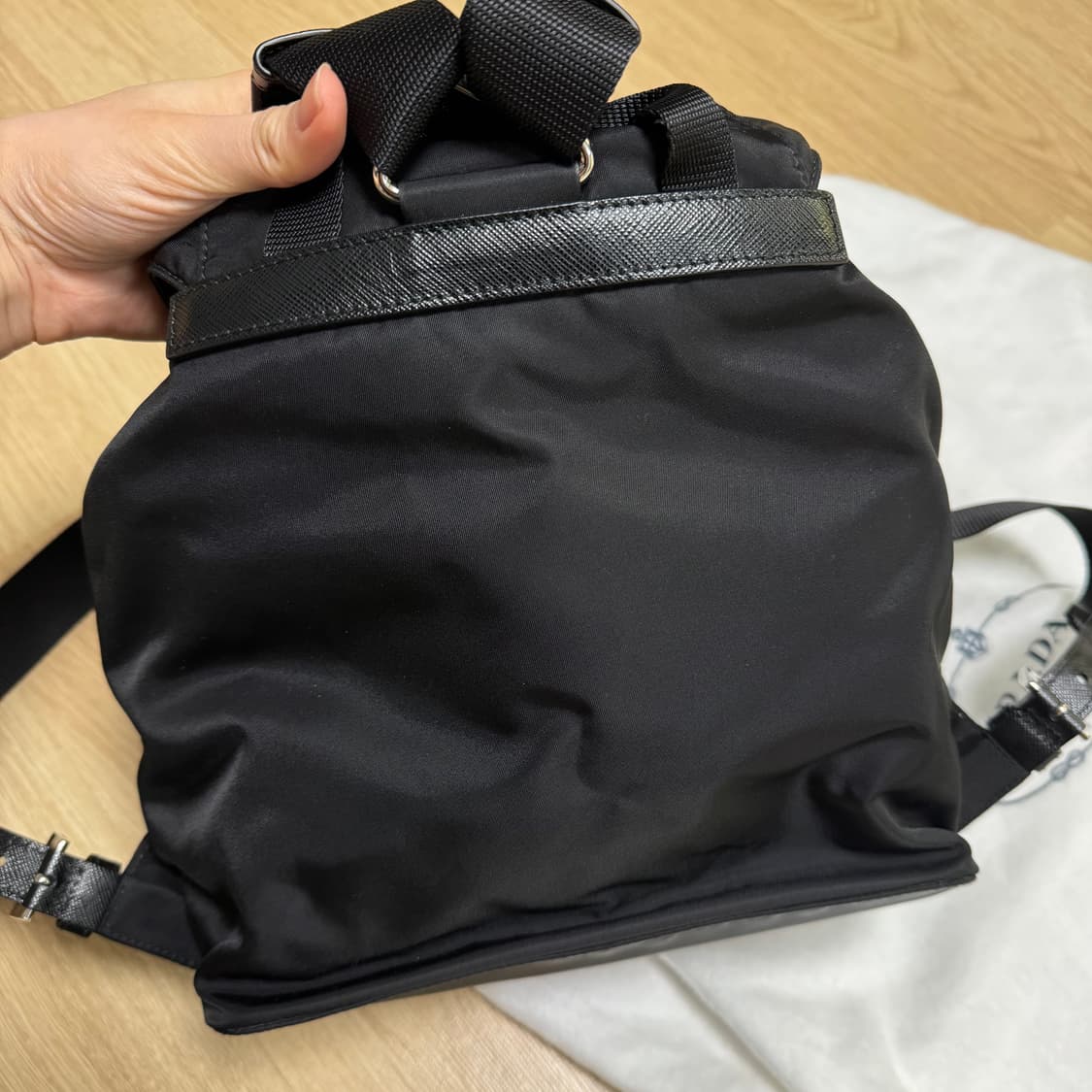 [PRADA/스몰] 리나일론 백팩 상품이미지2