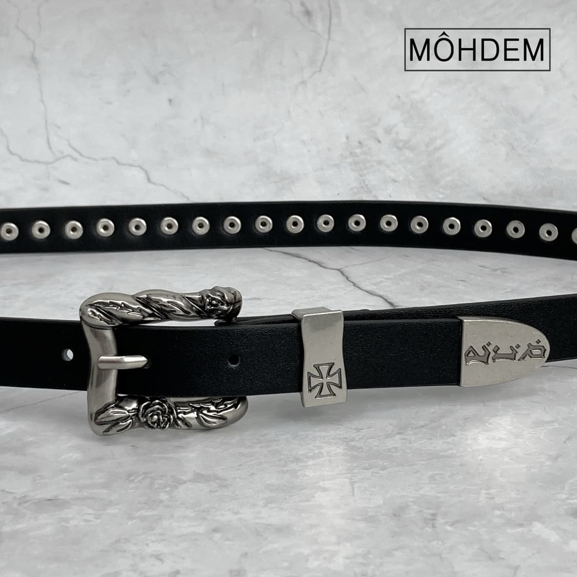 [Unisex] 데빌 웨스턴 스터드 벨트 상품이미지4