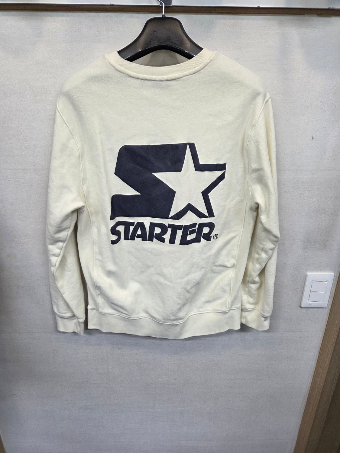 스타터 블랙 라벨 빅 백로고 기모 맨투맨 L 상품이미지2