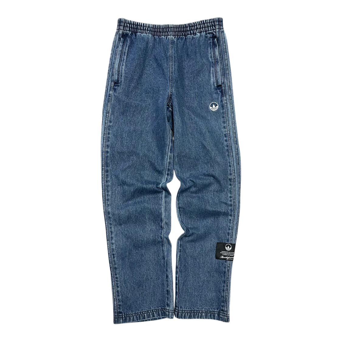 ✨ (바배) 아디다스 중청 미드 웨이스트 사이드 지퍼 데님 팬츠   상품이미지2