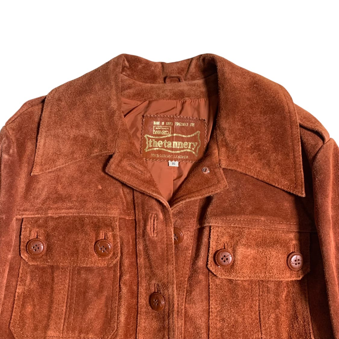 [S] 70s Montgomery Suede Leather jacket 상품이미지2