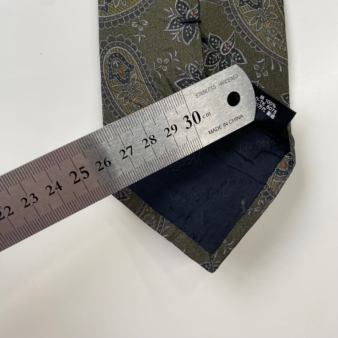 입생로랑(YSL) 페이즐리 명품 정품 넥타이8.3cm 상품이미지7