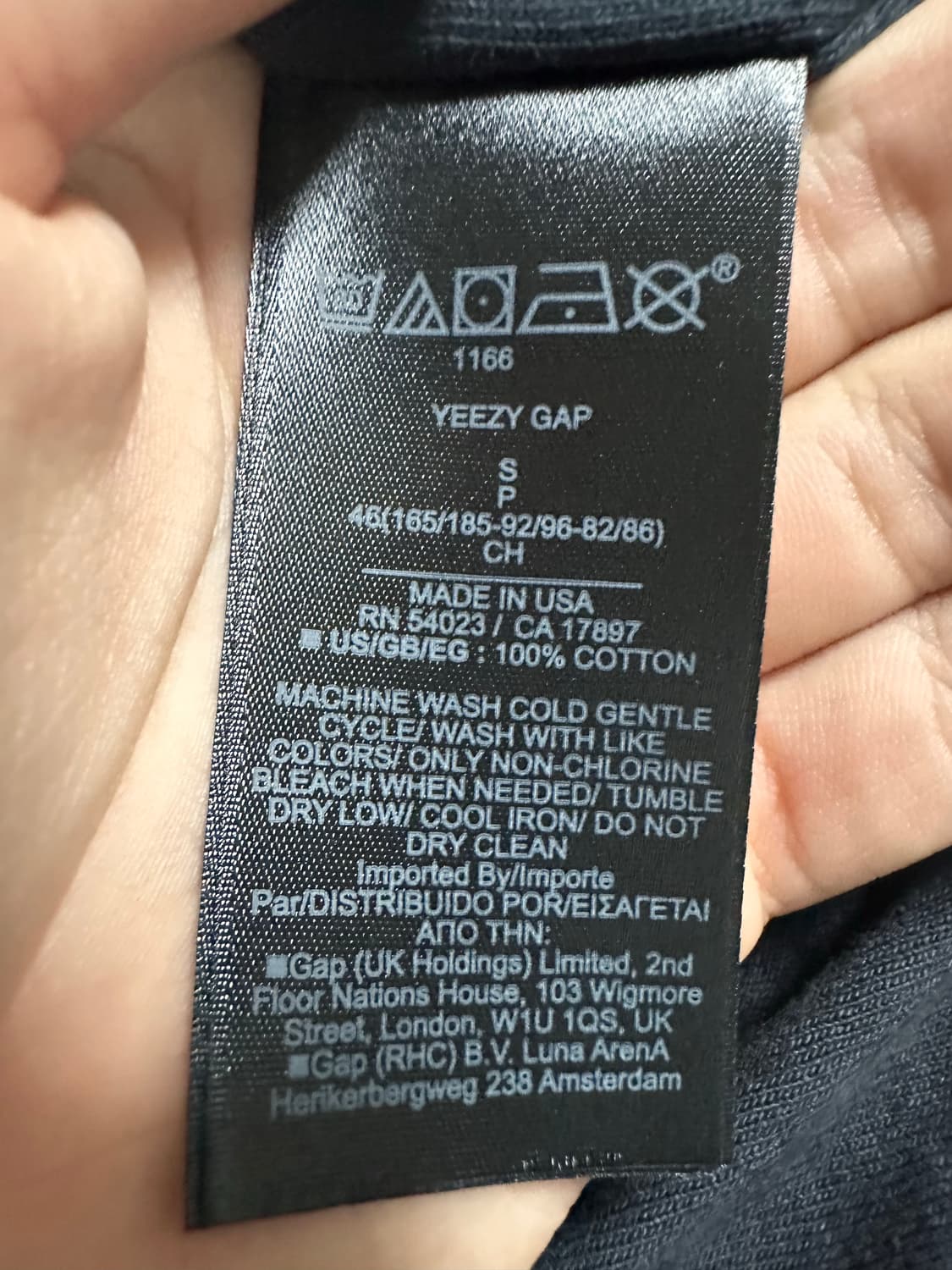 이지갭 도브 워시드블랙 후드티 상품이미지3