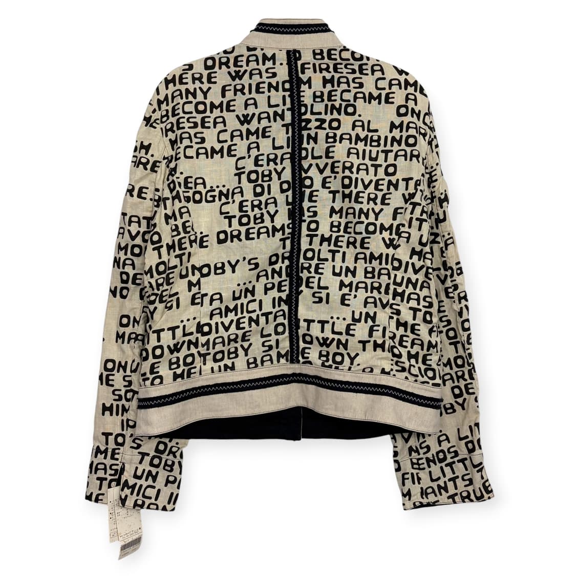 데드스탁 Ci moda 빈티지 레터링 패턴 자켓 상품이미지9