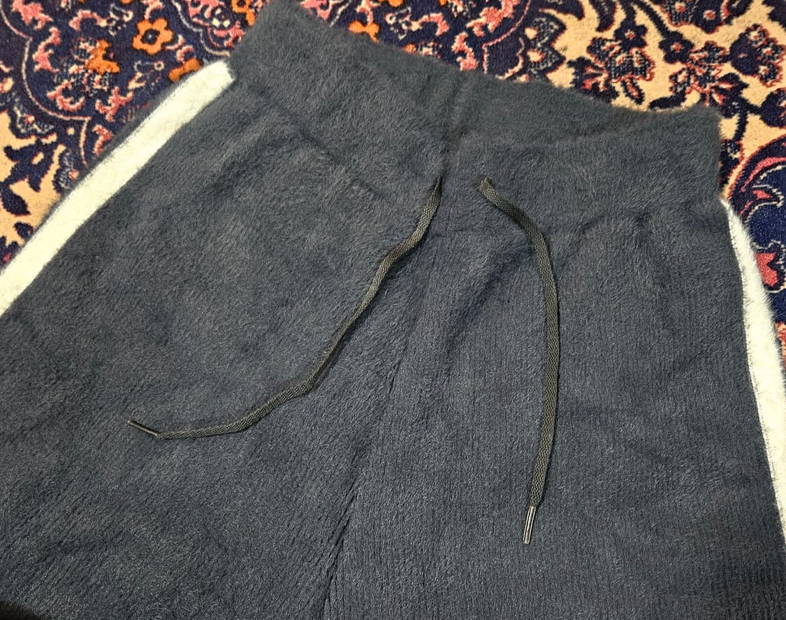 에고이스트 25ss 라인배색 니트 와이드 밴딩 팬츠 55size 상품이미지8