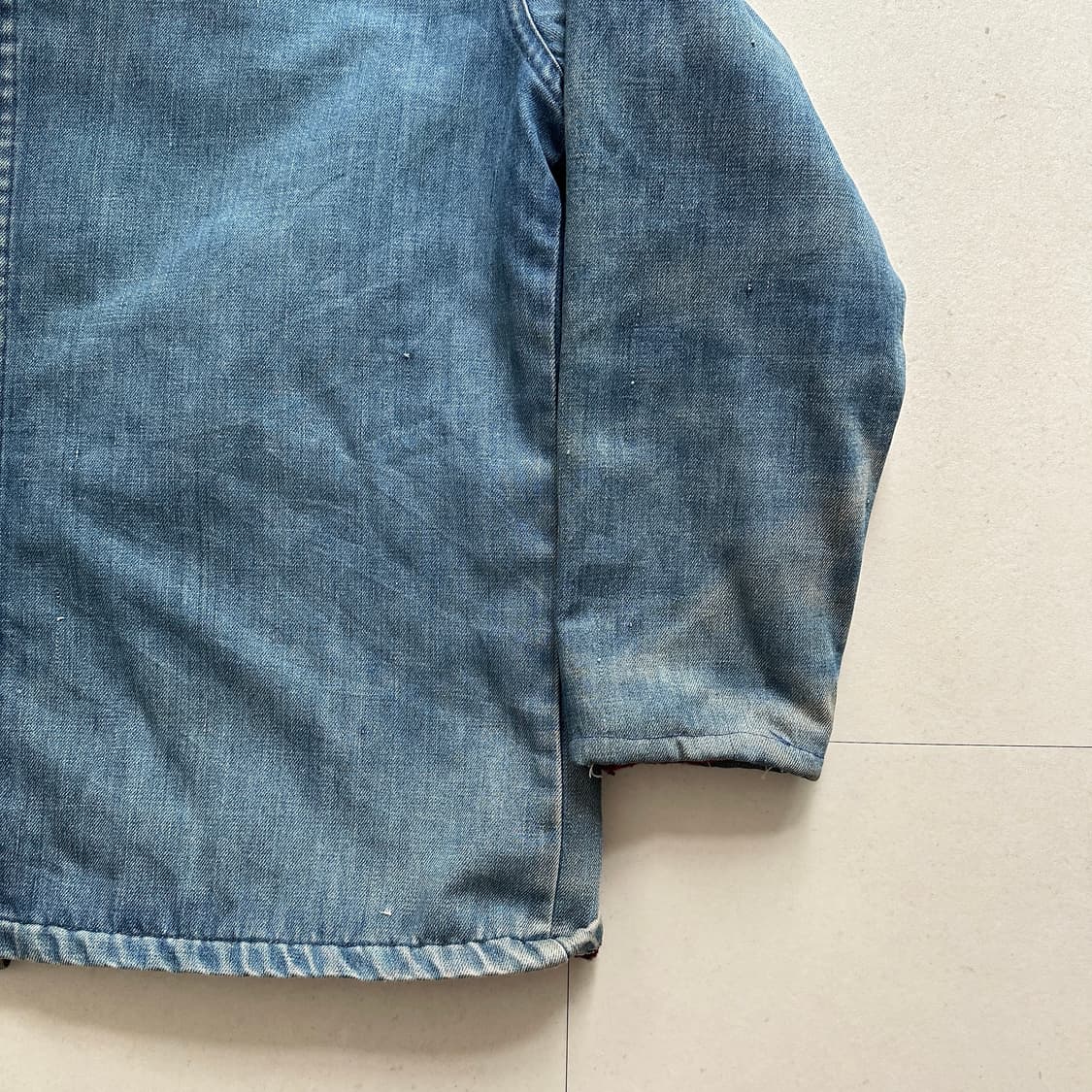 70s 트로이밀스 블랭킷 데님 초어 자켓 USA MADE 상품이미지9